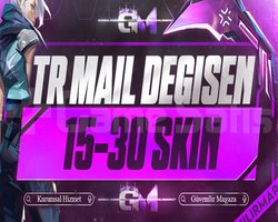 TR VIP | 15-30 SKİN | MAİL DEĞİŞEN |