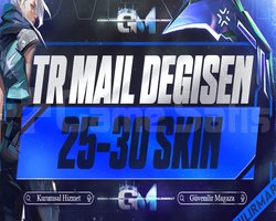 TR VIP | 25-30 SKİN | MAİL DEĞİŞEN |