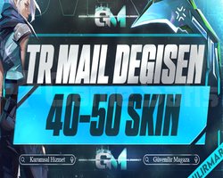 TR VIP | 40-50 SKİN | MAİL DEĞİŞEN |