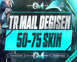 TR VIP | 50-75 SKİN | MAİL DEĞİŞEN |