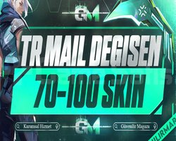 TR VIP | 70-100 SKİN | MAİL DEĞİŞEN |