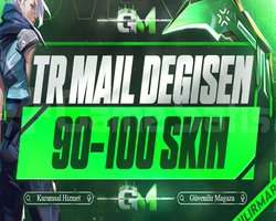 TR VIP | 90-100 SKİN | MAİL DEĞİŞEN |
