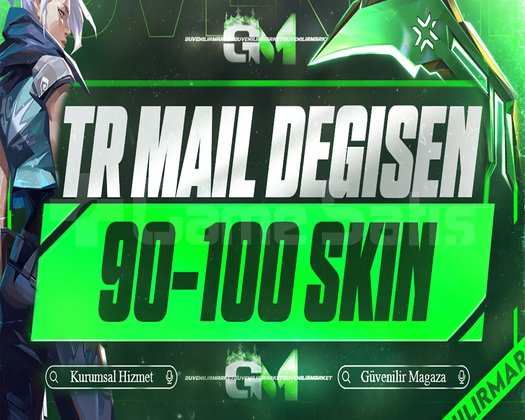 TR VIP | 90-100 SKİN | MAİL DEĞİŞEN |