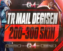 TR VIP | 200-300 SKİN | MAİL DEĞİŞEN |