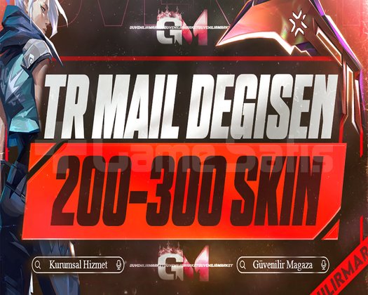 TR VIP | 200-300 SKİN | MAİL DEĞİŞEN |