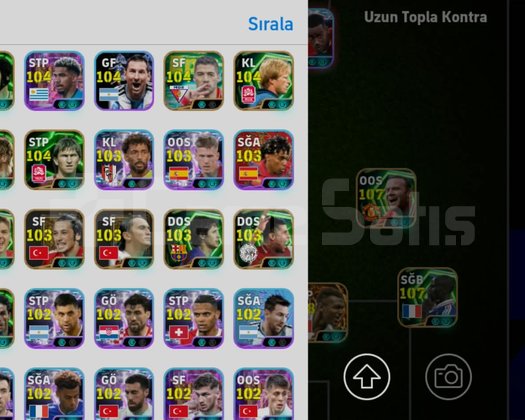 EFSANE PARALI PES HESABI