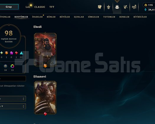 UNRANKED 98 SKİN NİCK CHANGE HİGH MMRR