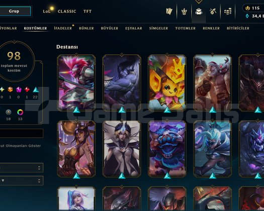 UNRANKED 98 SKİN NİCK CHANGE HİGH MMRR