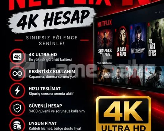 30 GÜNLÜK | KAPANMAYAN NETFLİX 4K