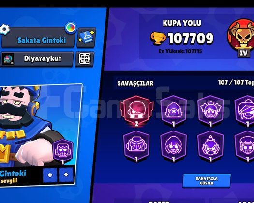 BRAWL STARS 107K FULL HESAP