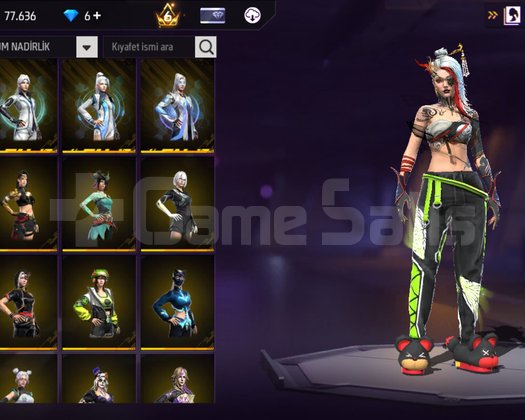 SATILIK 5 YILLIK FREE FIRE HESABI