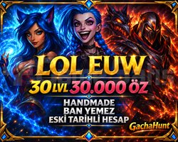 EUW BAN YEMEZ | UNRANKED 30K+ MÖ 30LVL+