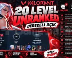 İLK MAİL SENİN 20 Lwl Unranked Hesap