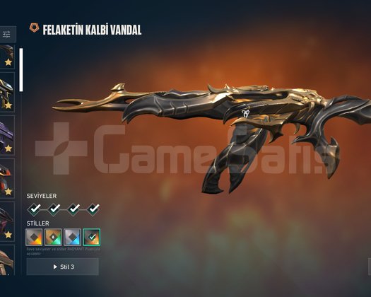 VALORANT ACT 4 DOLU HESAP +20 VANDAL