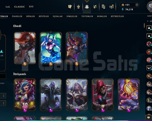 ELMAS LİG +FULL ŞAMPİYON+ 331 KOSTÜM