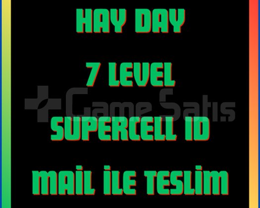 Hay Day 7 Level Hesap