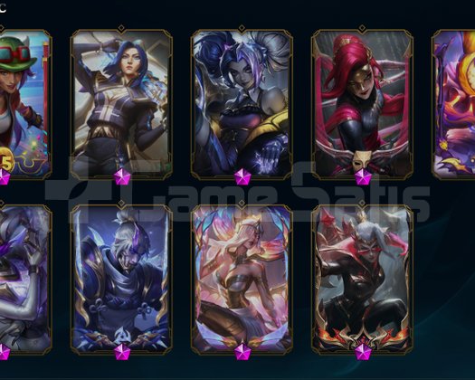 250 SKINLI 250+ LVL LOL HESABI