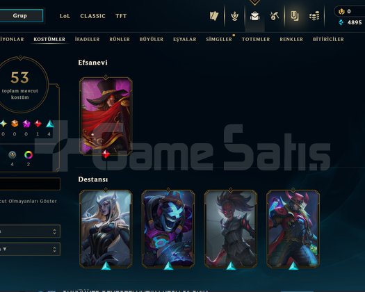 DERECELİ HAZIR 53 SKİN NİCK CHANGE