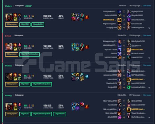 EUW Challenger Mid Lane Fresh Acc