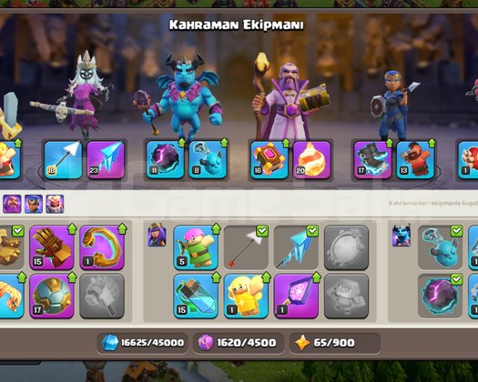 TH15 FULL!! YÜKSEK HERO VE SAVUNMA!!