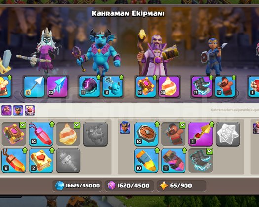 TH15 FULL!! YÜKSEK HERO VE SAVUNMA!!