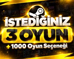 İSTEDİĞİNİZ 3 OYUN OTOMATİK TESLİMAT