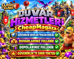 Clash Of Clans Duvar Kasma