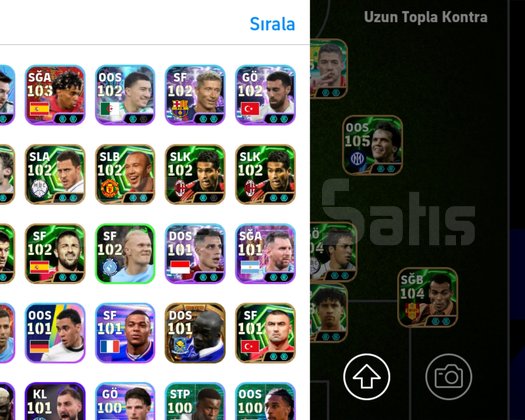 eFootball 3221 Güç | 377 oyuncu.tek bağ