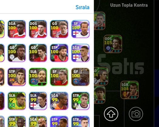 eFootball 3221 Güç | 377 oyuncu.tek bağ