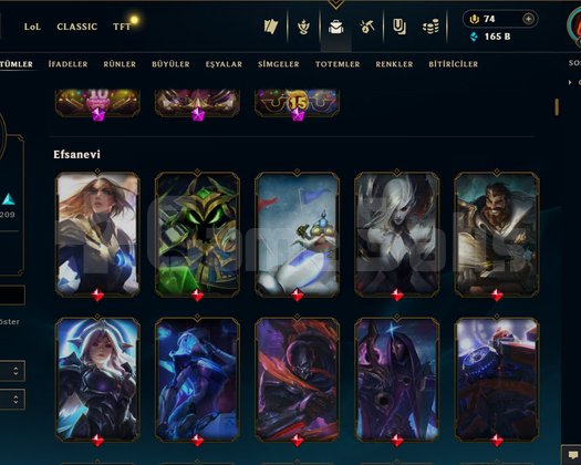 912 level zümrüt 1 valo skinli hesap