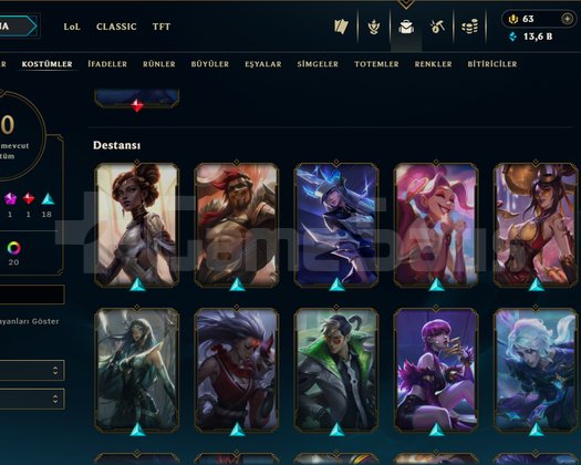 EUW / MASTER  1200 LP  / MMR + 1600 LP