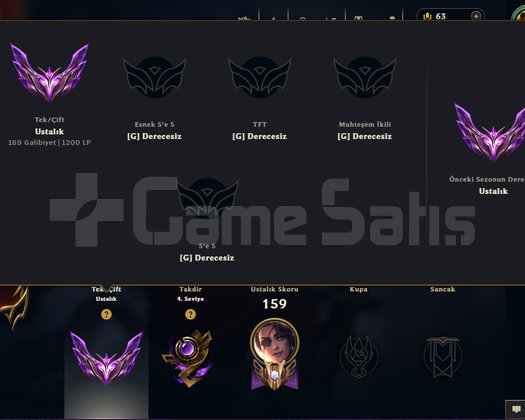 EUW / MASTER  1200 LP  / MMR + 1600 LP