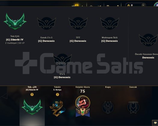 euw 2win 0lose zümrüt4 yerleştirmelerde