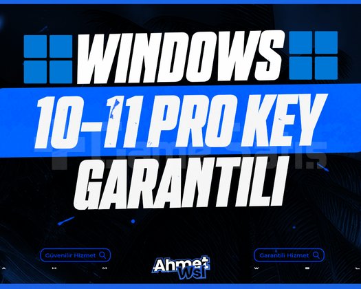 Windows 10 11 Pro Key Otomatik Teslim