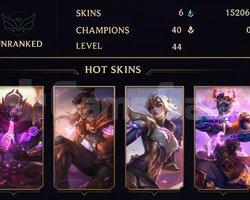 TR Unranked | 6 Kostüm - 40 Hero |