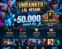 LoL +50K Mavi Öz TR-EUW Hesaplar