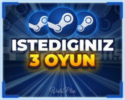 İSTEDİĞİNİZ 3 OYUN | STEAM + GARANTİ
