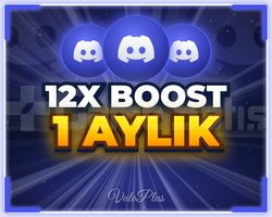 DISCORD 12X BOOST | 1 AYLIK + GARANTİ