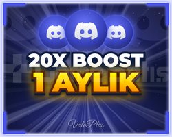 DISCORD 20X BOOST | 1 AYLIK + GARANTİ