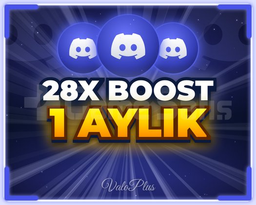 DISCORD 28X BOOST | 1 AYLIK + GARANTİ