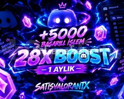 28X BOOST 1 AYLIK - ANLIK TESLİMAT!
