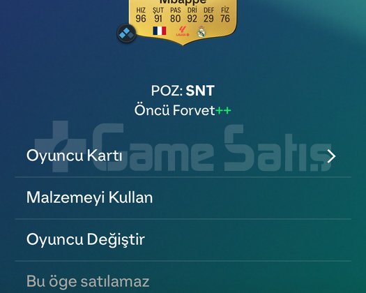 PS5 MBAPPE+3.6M Coinsli Hesap