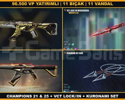 11 BIÇAK 14 VANDAL | CHAMP 21 + LOCK/IN
