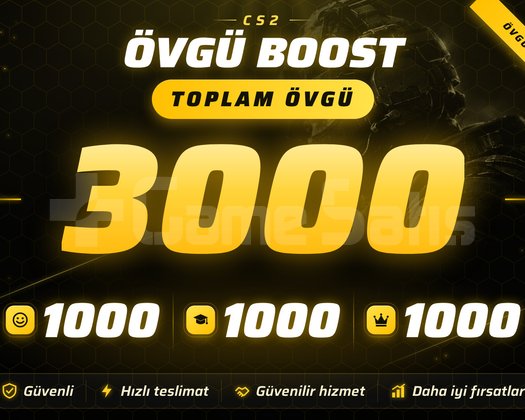 3000 ÖVGÜ BOOST YEŞİL GÜVEN FAKTÖRÜ