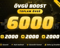 6000 ÖVGÜ BOOST YEŞİL GÜVEN FAKTÖRÜ