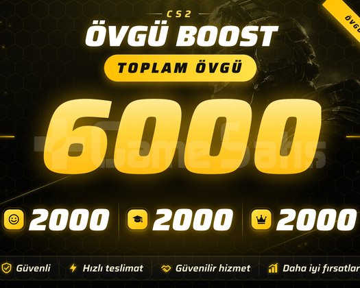 6000 ÖVGÜ BOOST YEŞİL GÜVEN FAKTÖRÜ