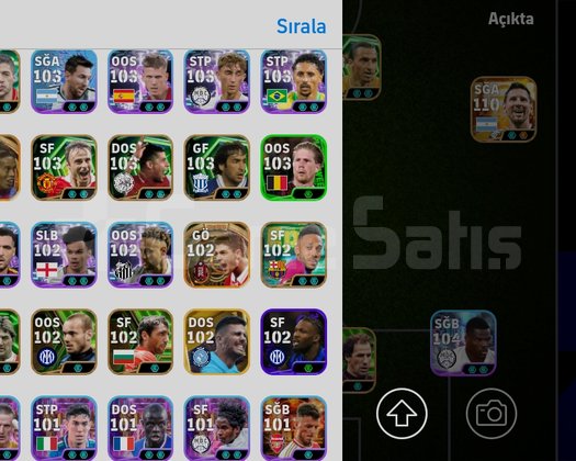KG3268 6 BOMBACI + 110 MESSİ 108 İBRA