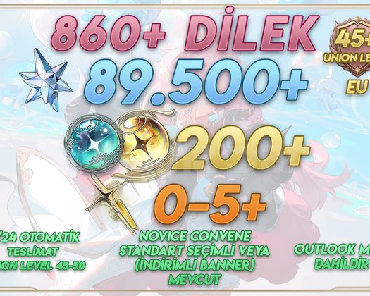 EU UL45+ | 89500+ Astrite + 200 Tides