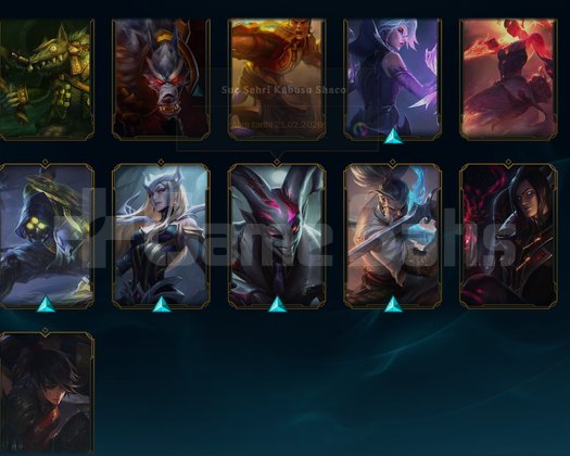 LOL EUW 77LVL ZEDMAİN TEMİZ HESAP