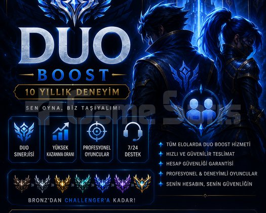 7 MAÇ LOL DUO HİZMET